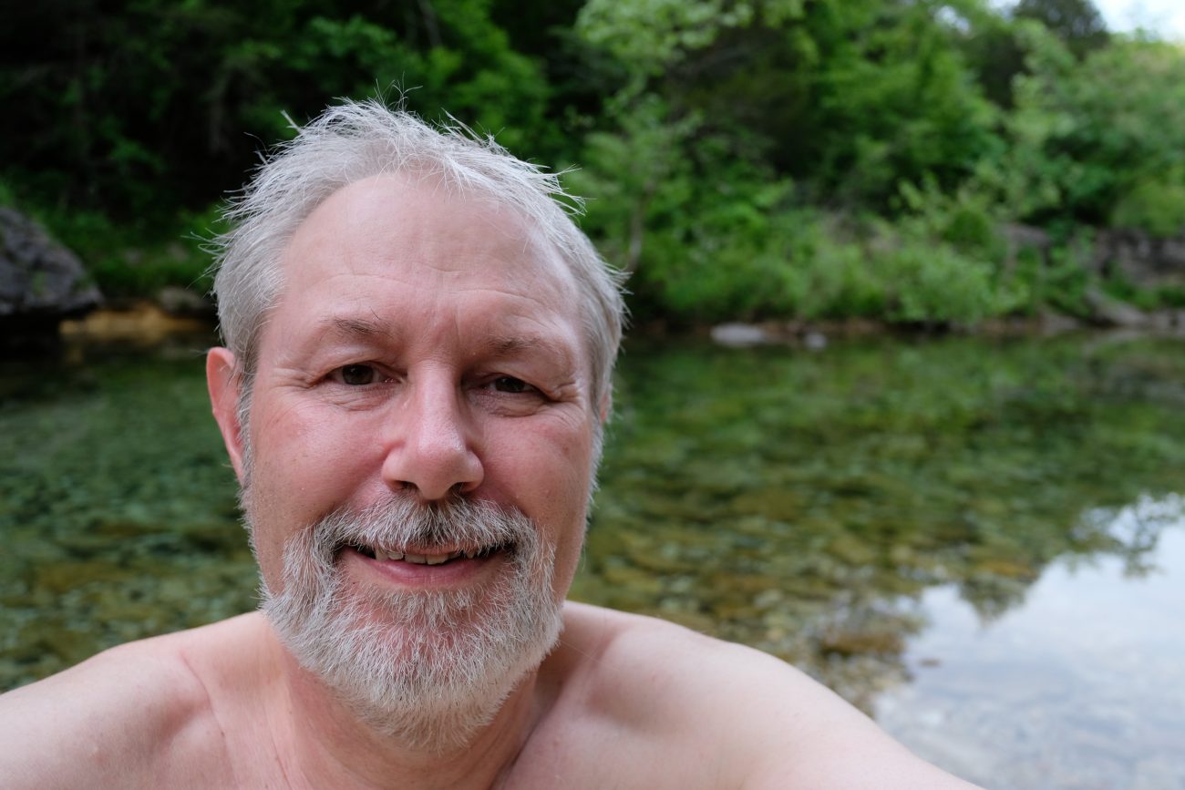 Self portrait of Gary Allman. May 2018.