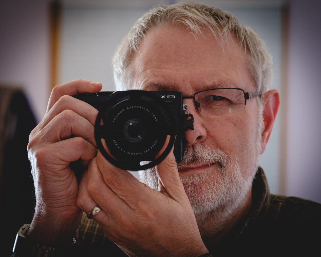 Self Portrait, color photograph of Gary Allman, resident of  Springfield, Missouri, USA, taken with a FujiFilm X-E3 Camera. Picture taken May 8, 2021.